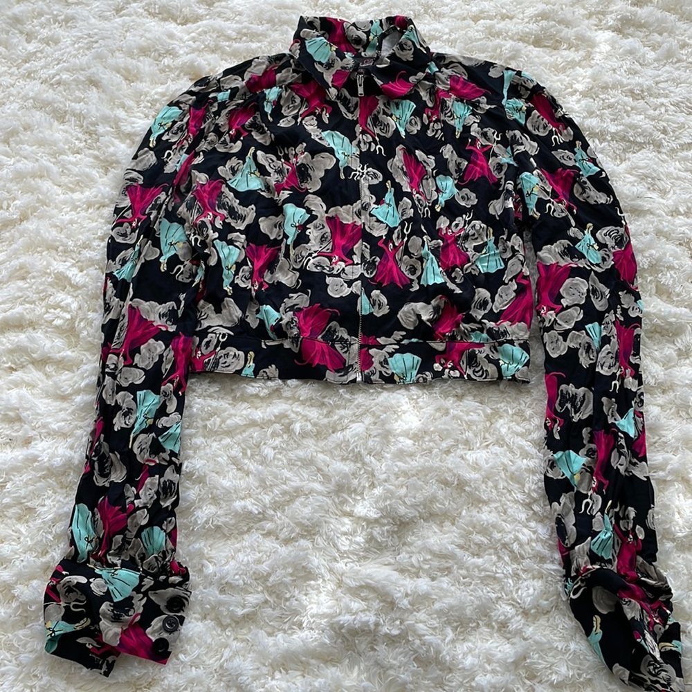 Trashy Diva village floral cropped jacket